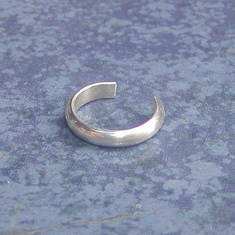 Sterling Silver Thin Smooth Band Ear Cuff