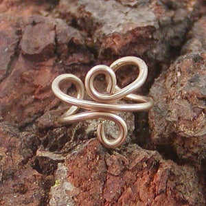 Gold Filled Loopy Wire Ear Cuff