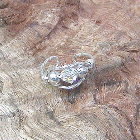 Swarovski Crystal Twist Wire Ear Cuff