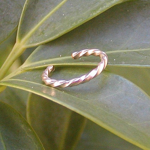 14kt Gold Filled Thin Twist Wire Ear Cuff